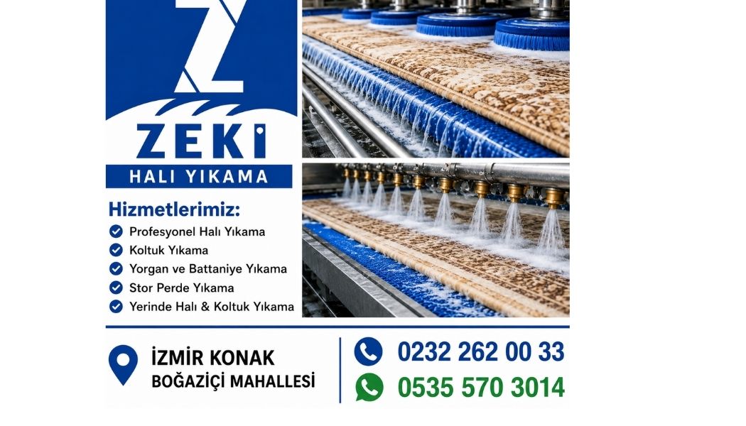 KONAK BOĞAZİÇİ MAHALLESİ HALI YIKAMA